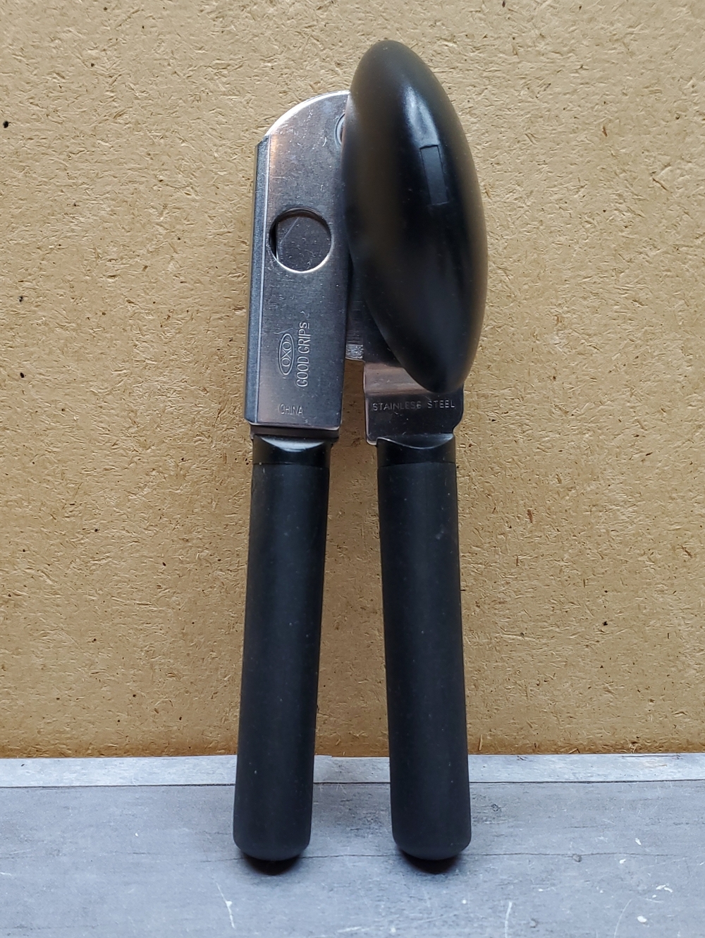 OXO Good Grips Stainless Steel Can Opener with Black Handle